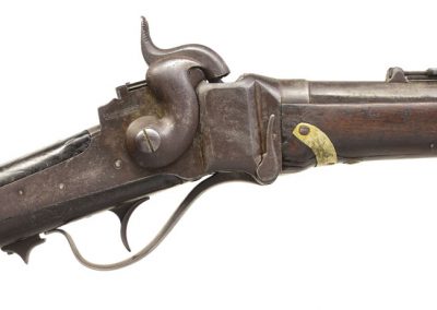 SHARPS 1859 BRASS MOUNTED SRC IN SERIAL RANGE OF KNOWN GEORGIA USED ARMS.