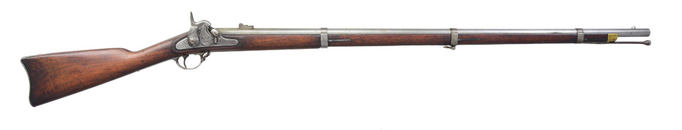 1858 DATED HARPERS FERRY MODEL 1855 RIFLE MUSKET.