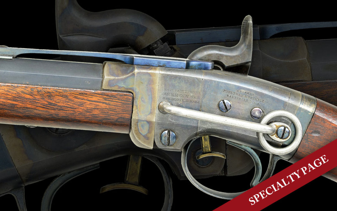 SUPERB NEARLY AS NEW SMITH CARBINE SERIAL NO. 3 BY AMERICAN MACHINE WORKS.