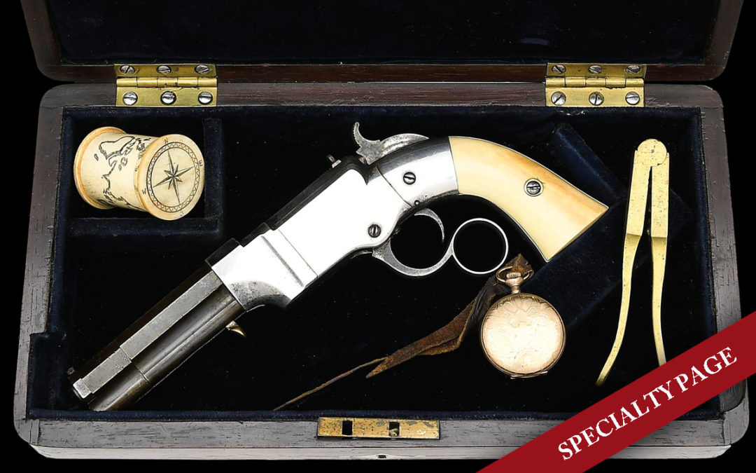 NEW HAVEN ARMS VOLCANIC NO. 1 LEVER ACTION PISTOL.