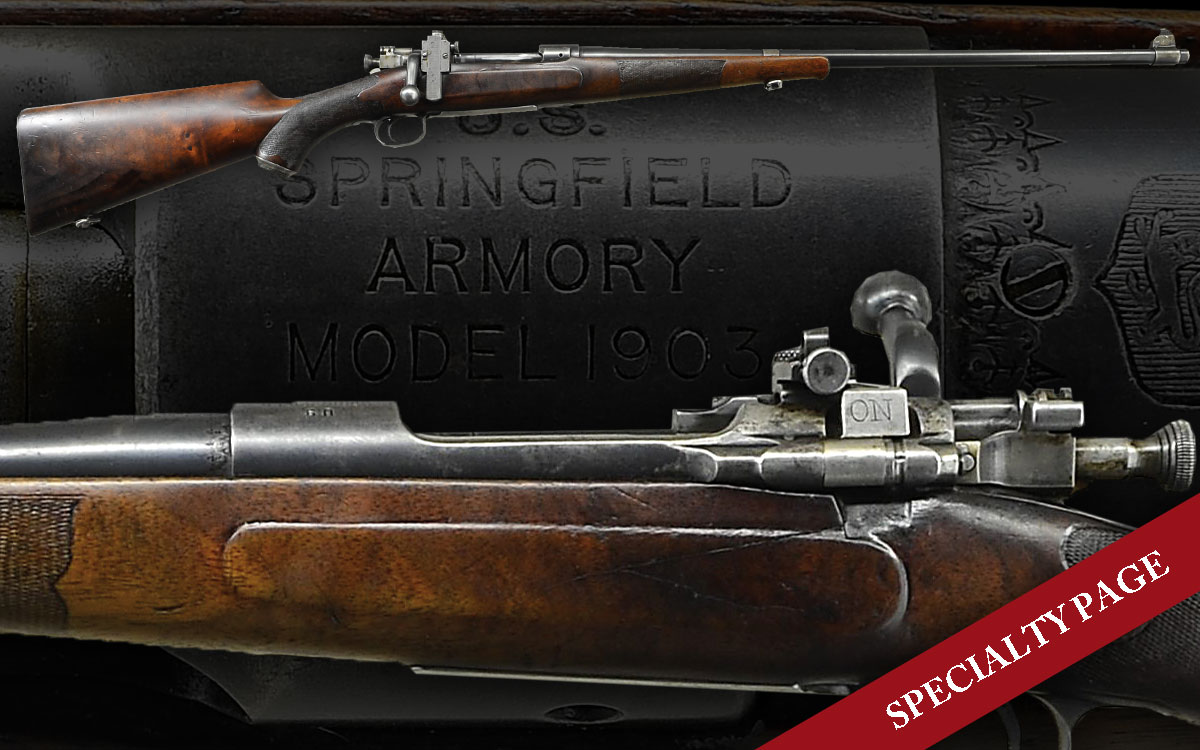 MAJOR TOWNSEND WHELEN’S LUDWIG WUNDHAMMER SPRINGFIELD RIFLE. Cal. 30-06