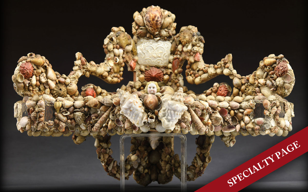 RARE SAILOR’S HANGING CORNER WALL SHELF