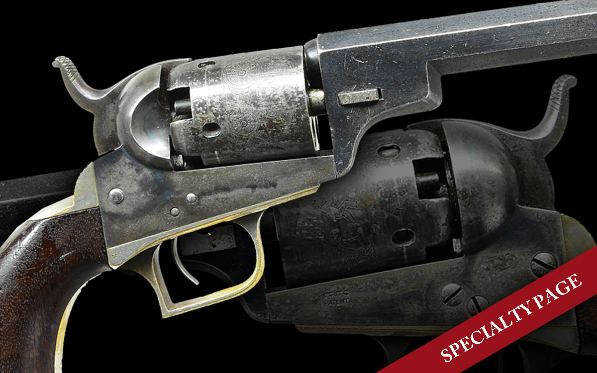 CASED COLT 1848 BABY DRAGOON REVOLVER