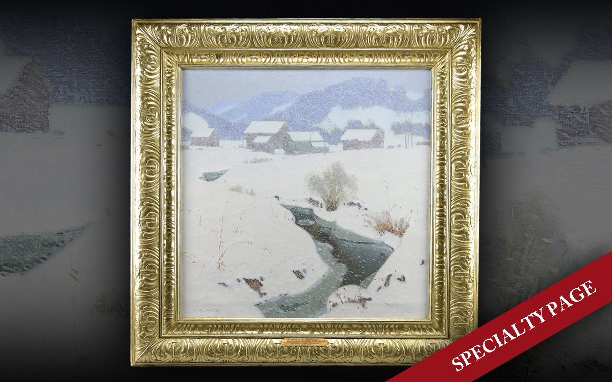 CARL LAWLESS (American, 1894-1964) “SNOW STORM”