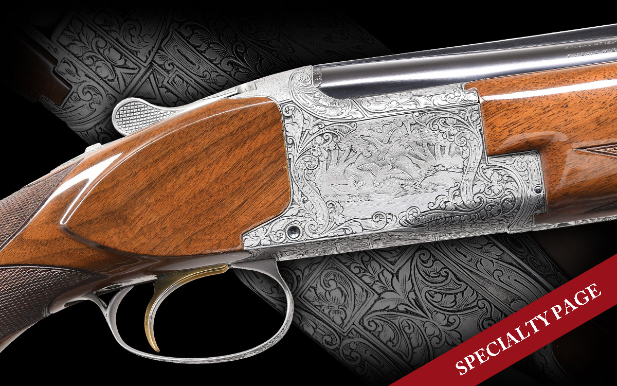 BROWNING SUPERPOSED DIANA GRADE TRAP GUN ENGRAVED BY JULES LEWANCZVK