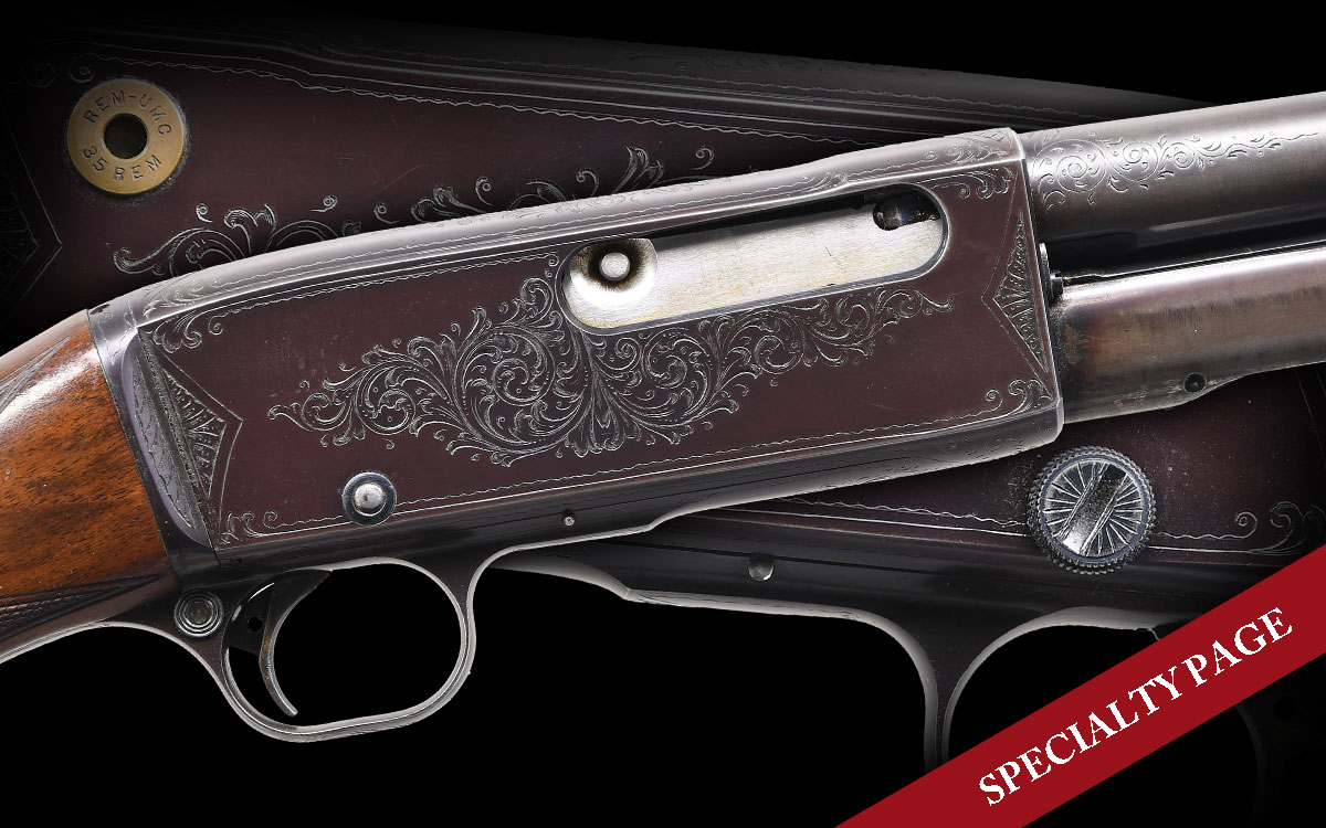 VERY RARE REMINGTON 141D PEERLESS GRADE PUMP RIFLE