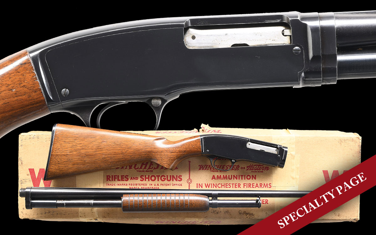 WINCHESTER MODEL 42 BOXED SOLID RIB FIELD GRADE PUMP SHOTGUN