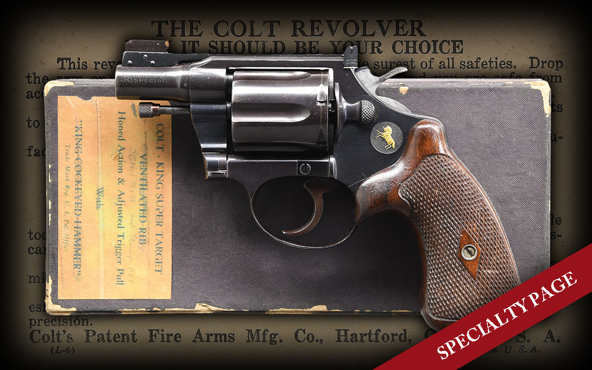 RARE COLT DETECTIVE SPECIAL KING SUPER TARGET DA REVOLVER