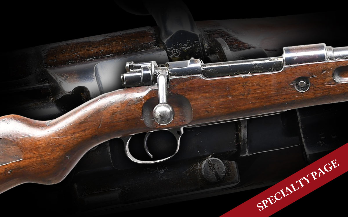 LATE PRODUCTION GERMAN BANNER K MAUSER BOLT ACTION RIFLE