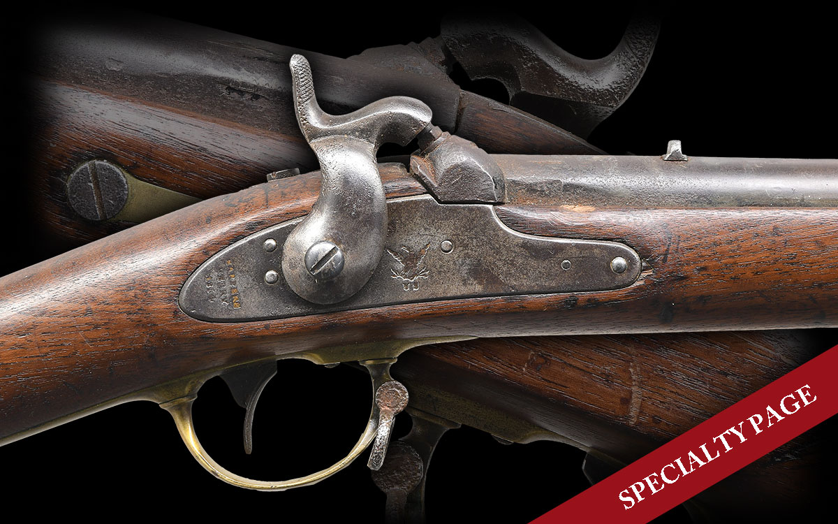 LOT 4300 – HARPERS FERRY MODEL 1841 “MISSISSIPPI” U.S. PERCUSSION RIFLE