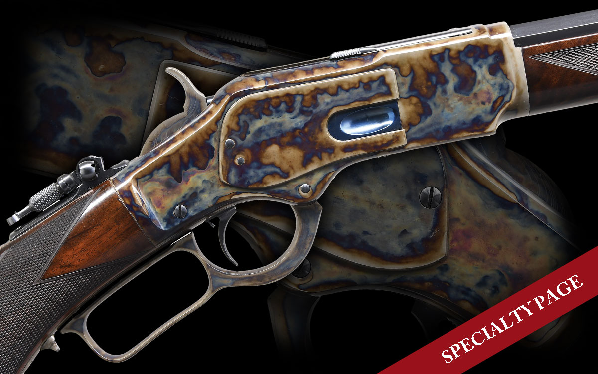 BEAUTIFUL DOCUMENTED WINCHESTER 1873 DELUXE THIRD MODEL LEVER ACTION RIFLE