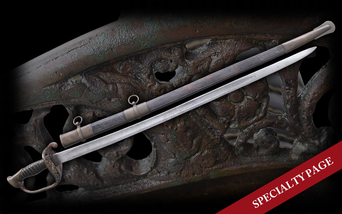 JAMES CONNING CONFEDERATE FOOT OFFICER’S SWORD