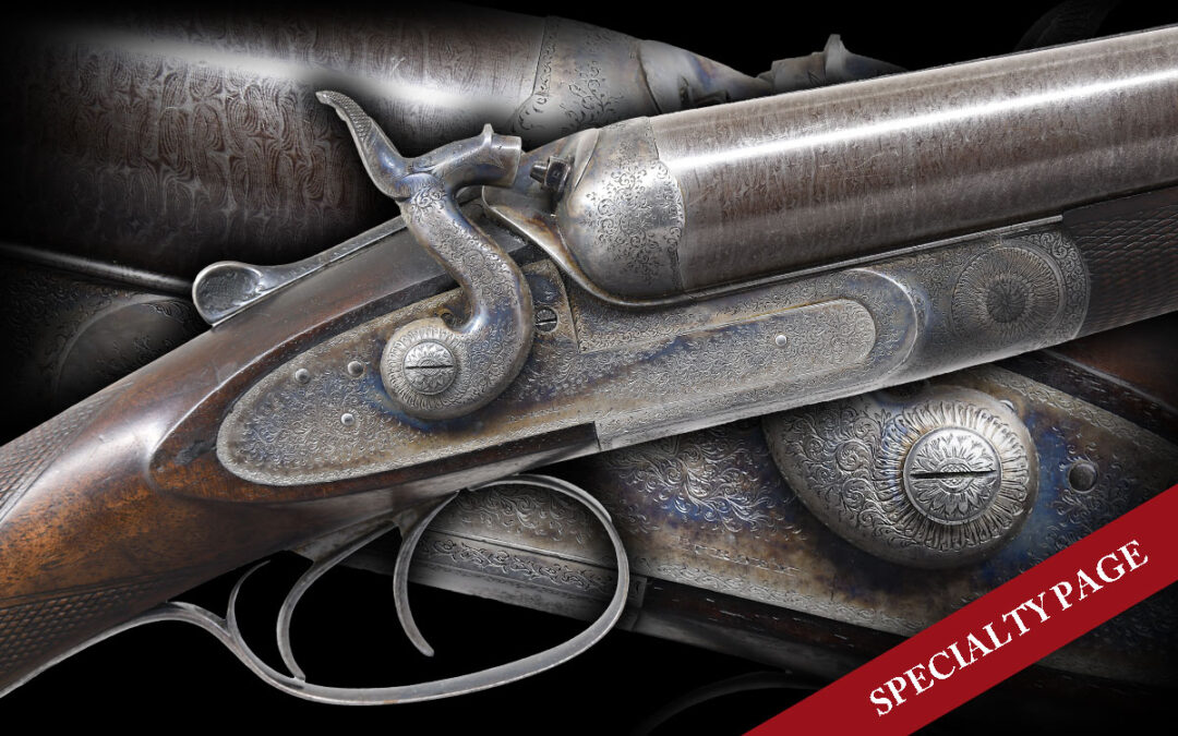 FINE AS FOUND JAMES PURDEY TOP LEVER HAMMER DOUBLE SHOTGUN