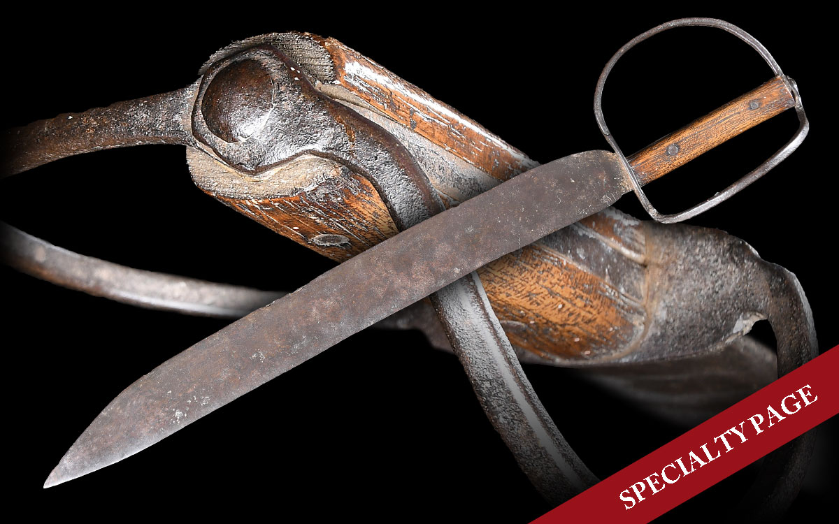 MASSIVE CONFEDERATE “DOUBLE D” D-GUARD BOWIE