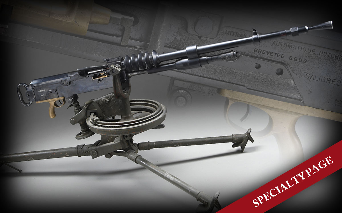 FULLY TRANSFERABLE WW1 FRENCH HOTCHKISS M1914 MACHINE GUN