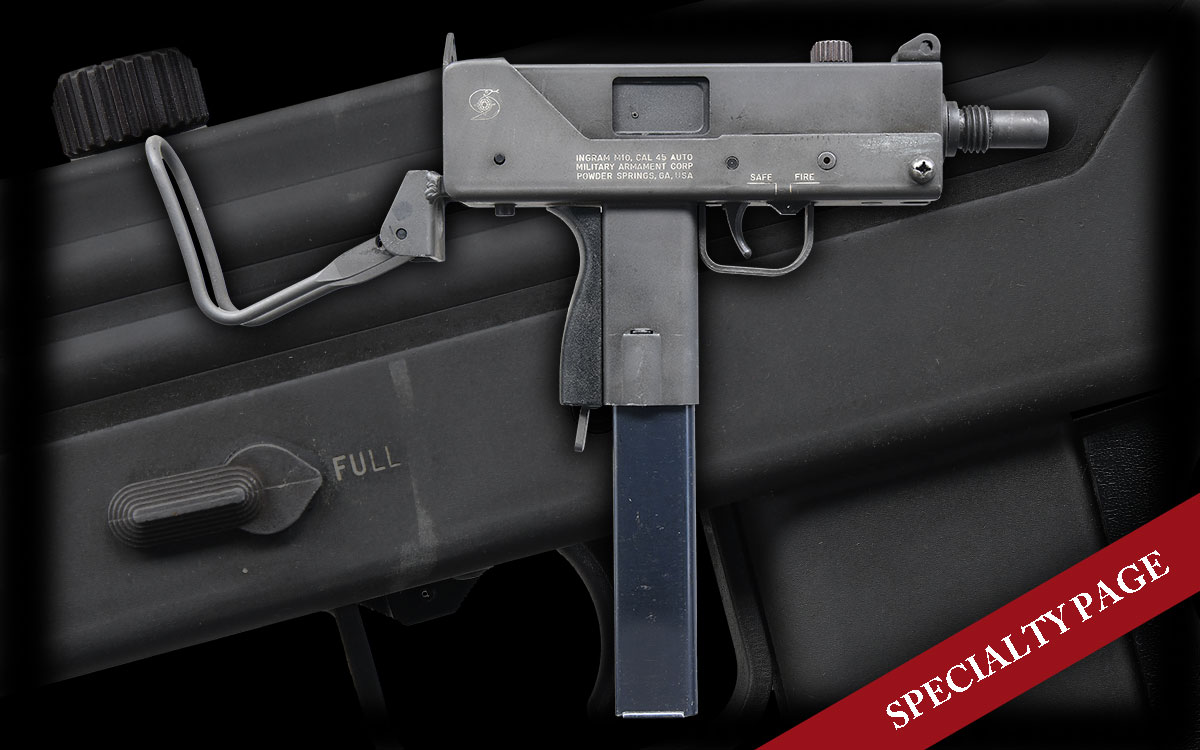 VERY CLEAN FULLY TRANSFERABLE MILITARY ARMAMENT CORPORATION M10 45 SMG