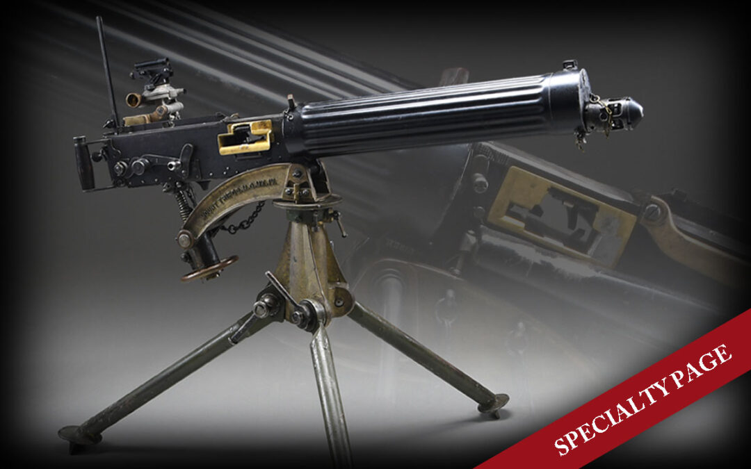 EXTREMELY COMPLETE VS&M VICKERS MACHINE GUN WITH FLUTED BARREL JACKET WITH PLETHORA OF PARTS & ACCESSORIES