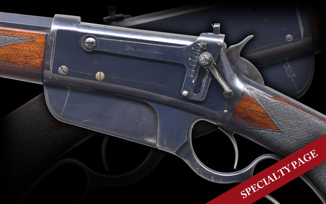 WINCHESTER MODEL 1895 FLAT SIDE DELUXE LEVER ACTION RIFLE