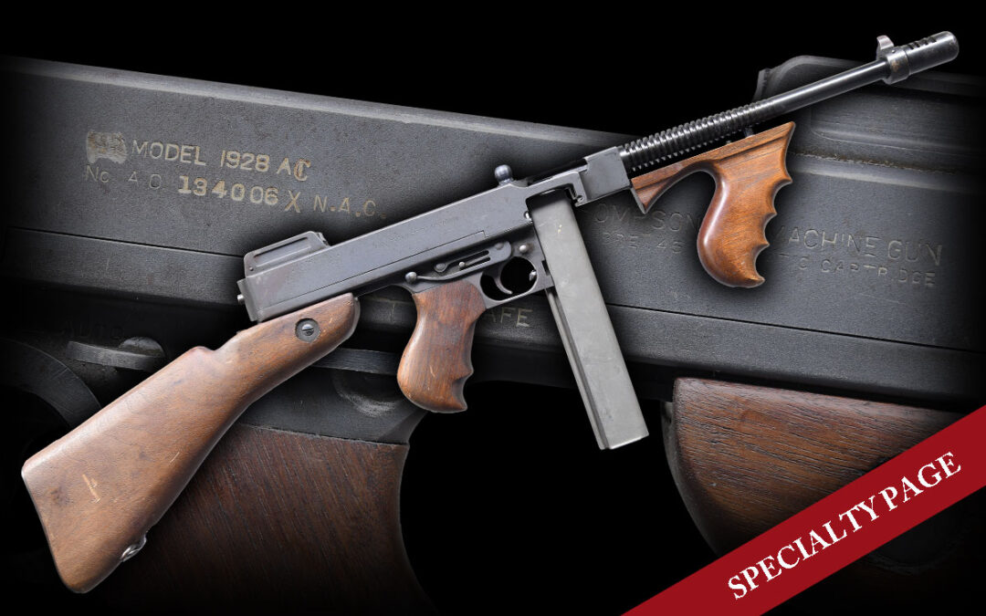 FULLY TRANSFERABLE AUTO ORDNANCE MODEL 1928AC THOMPSON SUBMACHINE GUN, CURIO