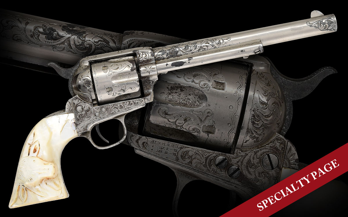 NEW YORK ENGRAVED COLT SAA REVOLVER