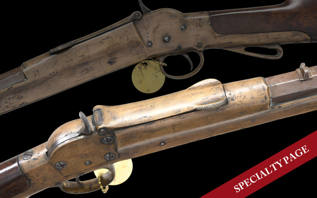 SCARCE CONFEDERATE BREECH LOADING 1ST MODEL MORSE CARBINE