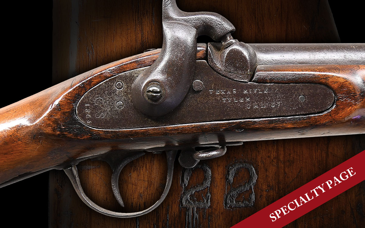 RARE PUBLISHED CONFEDERATE TEXAS TYLER ORDNANCE WORKS RIFLE