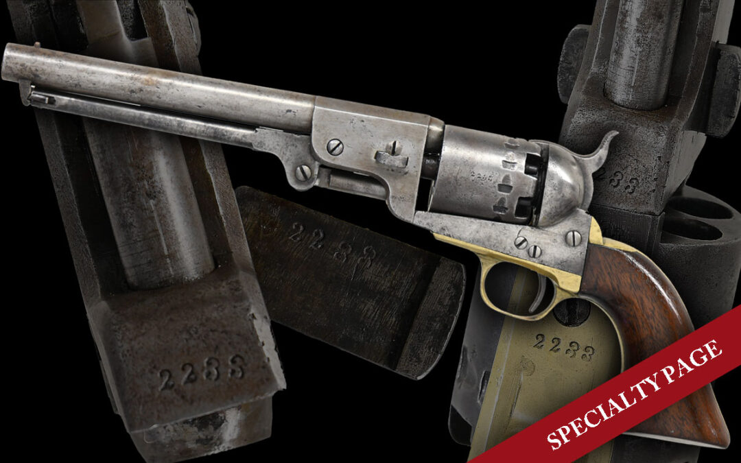 FINE LATE PRODUCTION RIGDON ANSLEY REVOLVER WITH LONG COLLECTION HISTORY