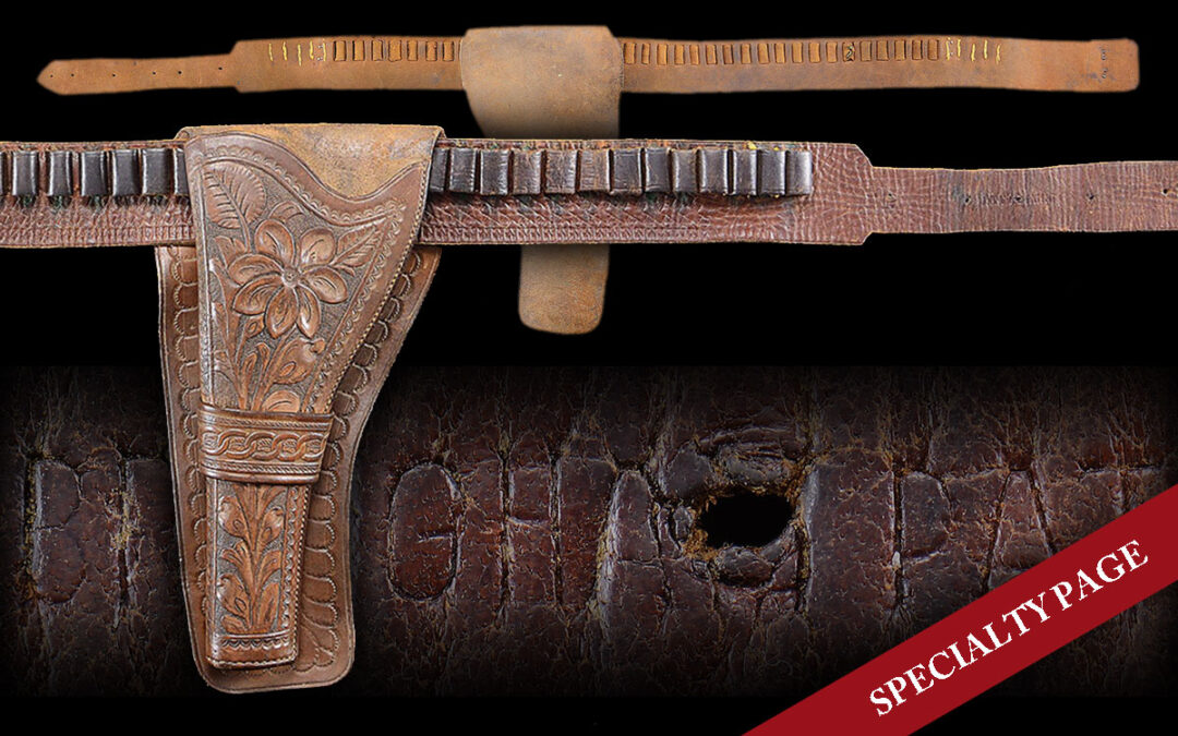 “BRINGHAM PATENT” CARTRIDGE BELT & HOLSTER FOR COLT SAA