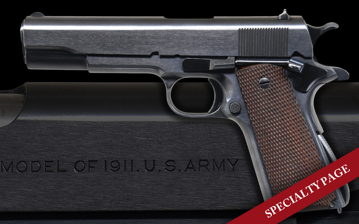 VERY FIRST COLT 1911A1 FROM THE 1937 CONTRACT, FROM THE EDWARD SCOTT MEADOWS COLLECTION