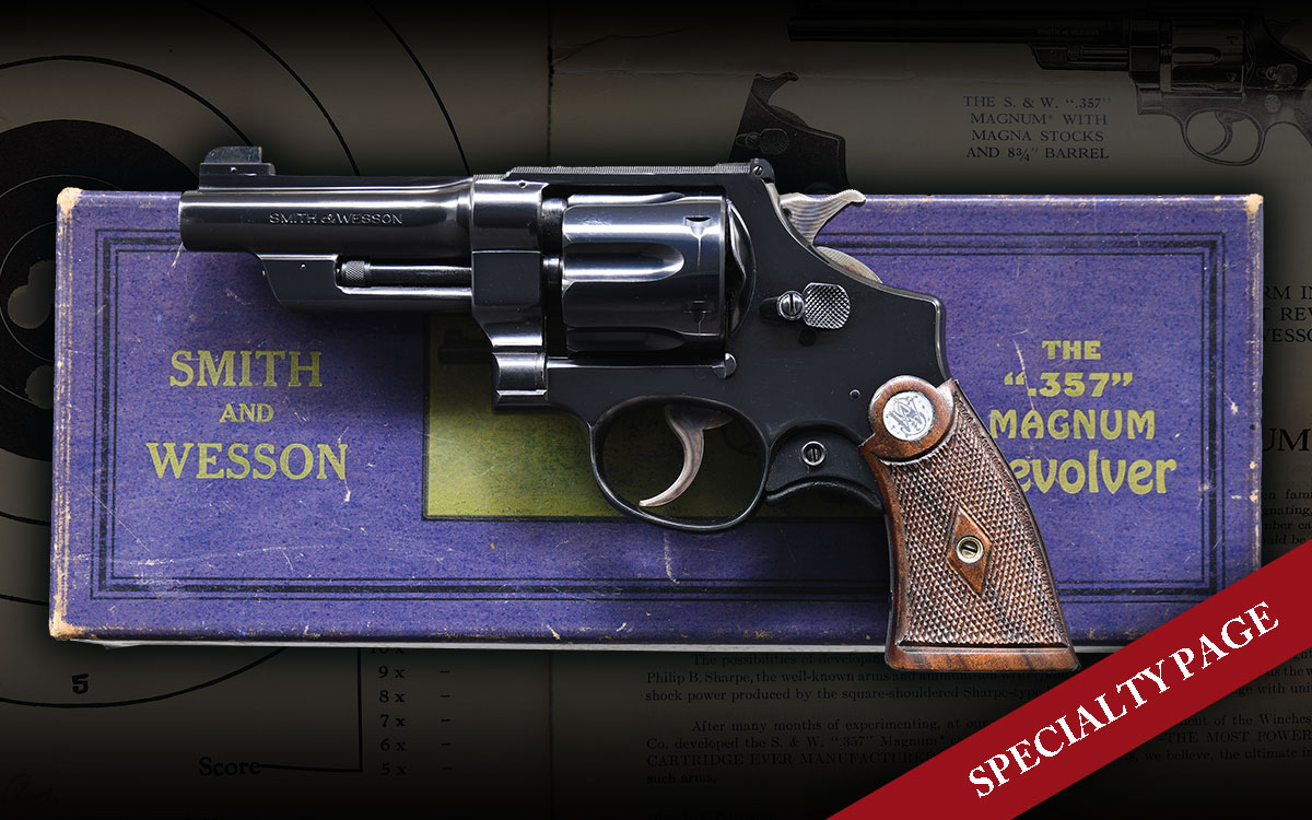 S&W 357 REGISTERED MAGNUM REVOLVER WITH ORIGINAL BOX
