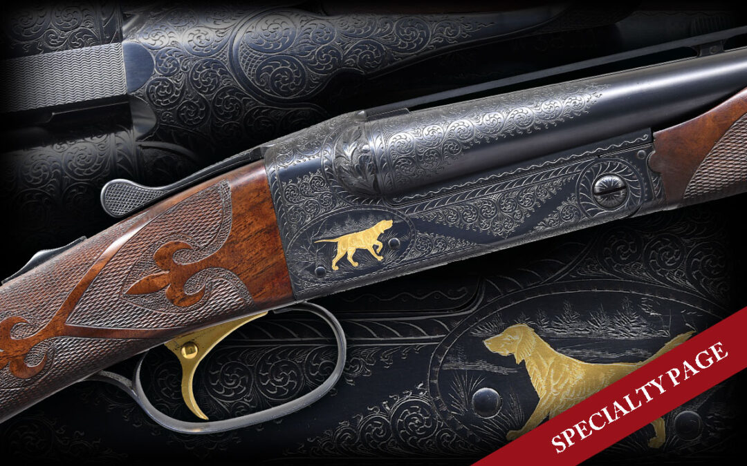 CMSC MODEL 21 “GRAND AMERICAN” 20 GA./410 TWO BARREL SET WITH CASE