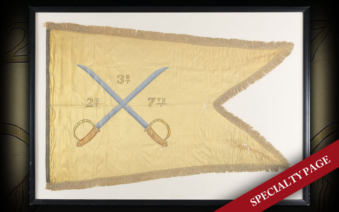 LATE CIVIL WAR RHODE ISLAND CAVALRY GUIDON