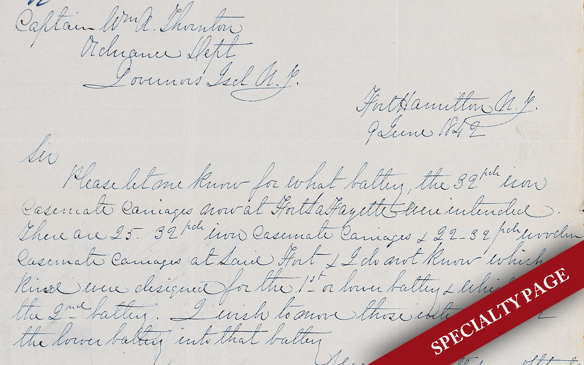 ROBERT E LEE AUTOGRAPH LETTER SIGNED