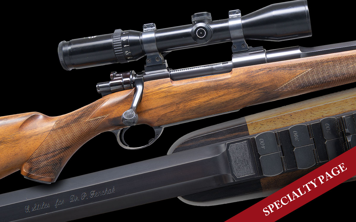 VERY ATTRACTIVE CUSTOM MAUSER BY GARY STILES WITH SCHMIDT & BENDER SCOPE