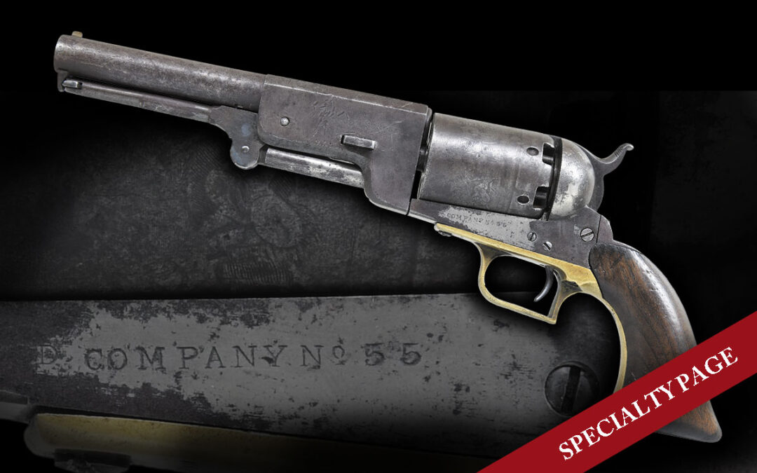 WALKER COLT REVOLVER, D-COMPANY # 55