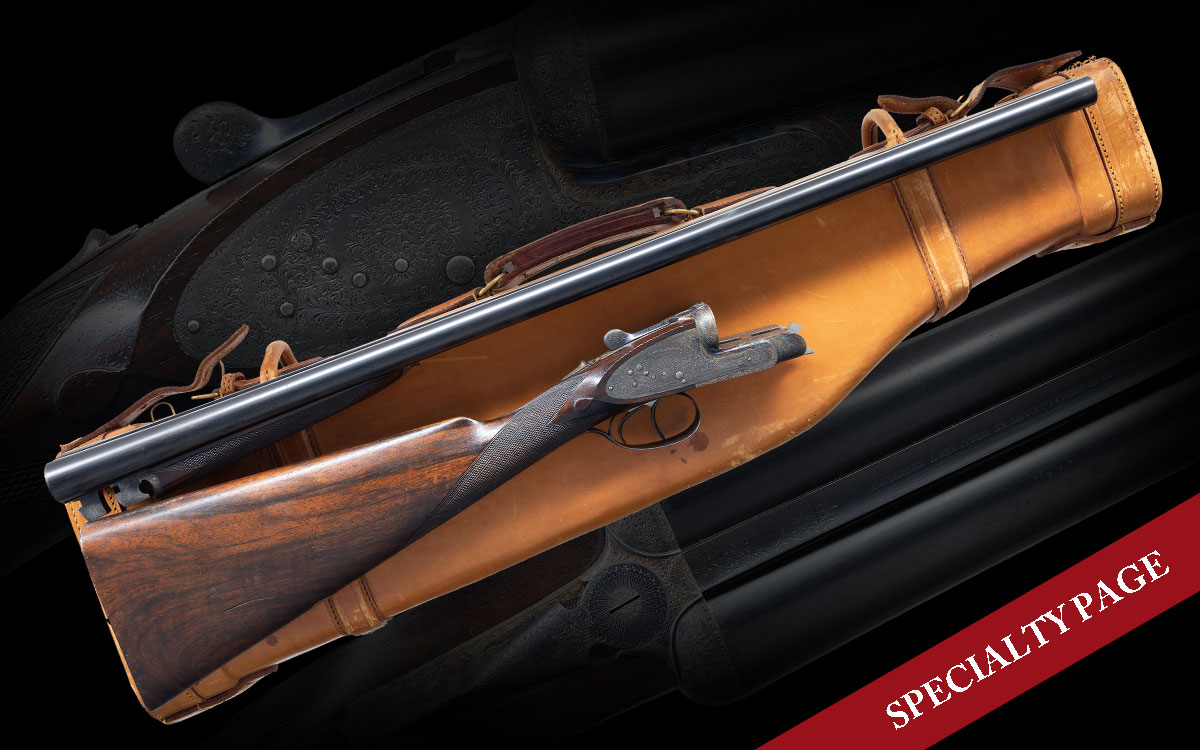 BEST SIDELOCK EJECTOR GAME GUN BY CHARLES LANCASTER WITH LOM CASE