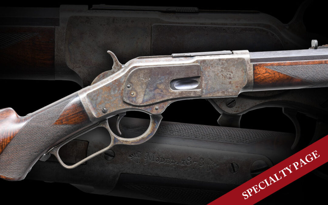 WINCHESTER 1873 THIRD MODEL DELUXE LEVER ACTION RIFLE