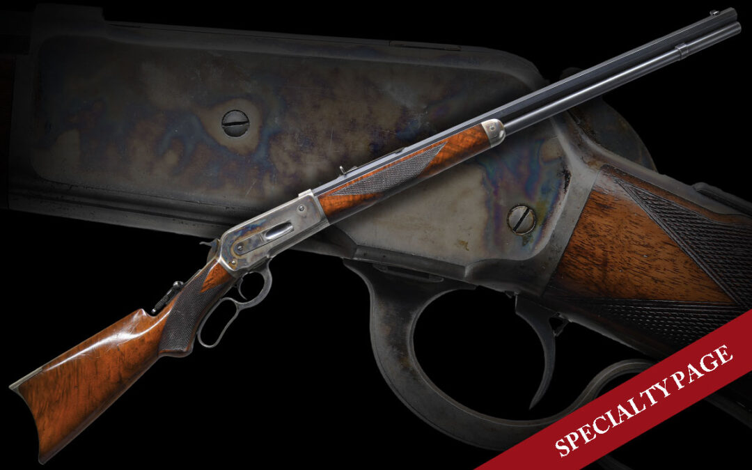 WINCHESTER MODEL 1886 DELUXE LEVER ACTION RIFLE