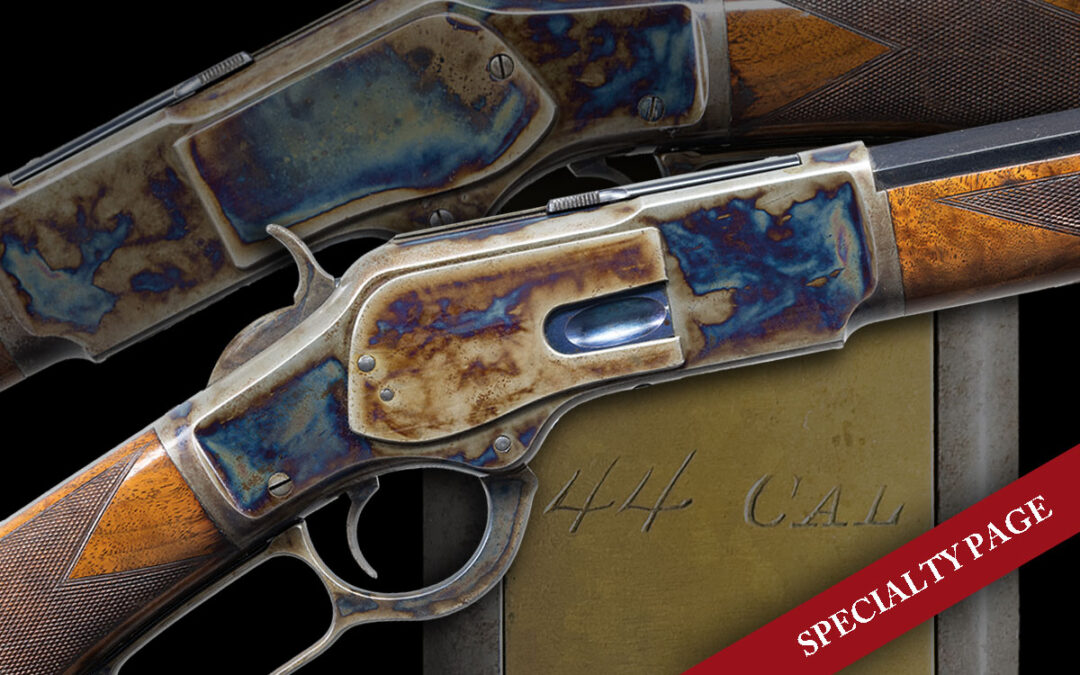EXCEPTIONAL DOCUMENTED DELUXE SPECIAL ORDER WINCHESTER MODEL 1873 LEVER ACTION RIFLE