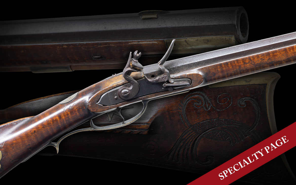 ELEGANT CHRISTIAN BECK GOLDEN AGE FLINTLOCK RIFLE