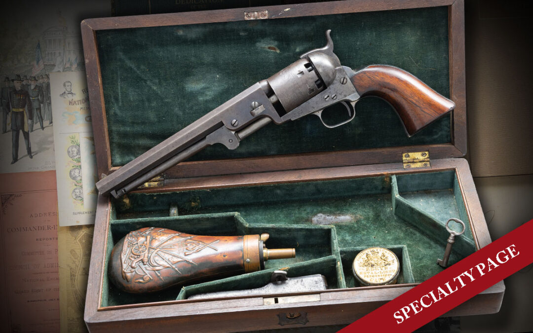 CIVIL WAR GENERAL JOHN C. ROBINSON CASED COLT NAVY REVOLVER & MASSIVE MEMORABILIA ARCHIVE, MEDAL OF HONOR RECIPIENT