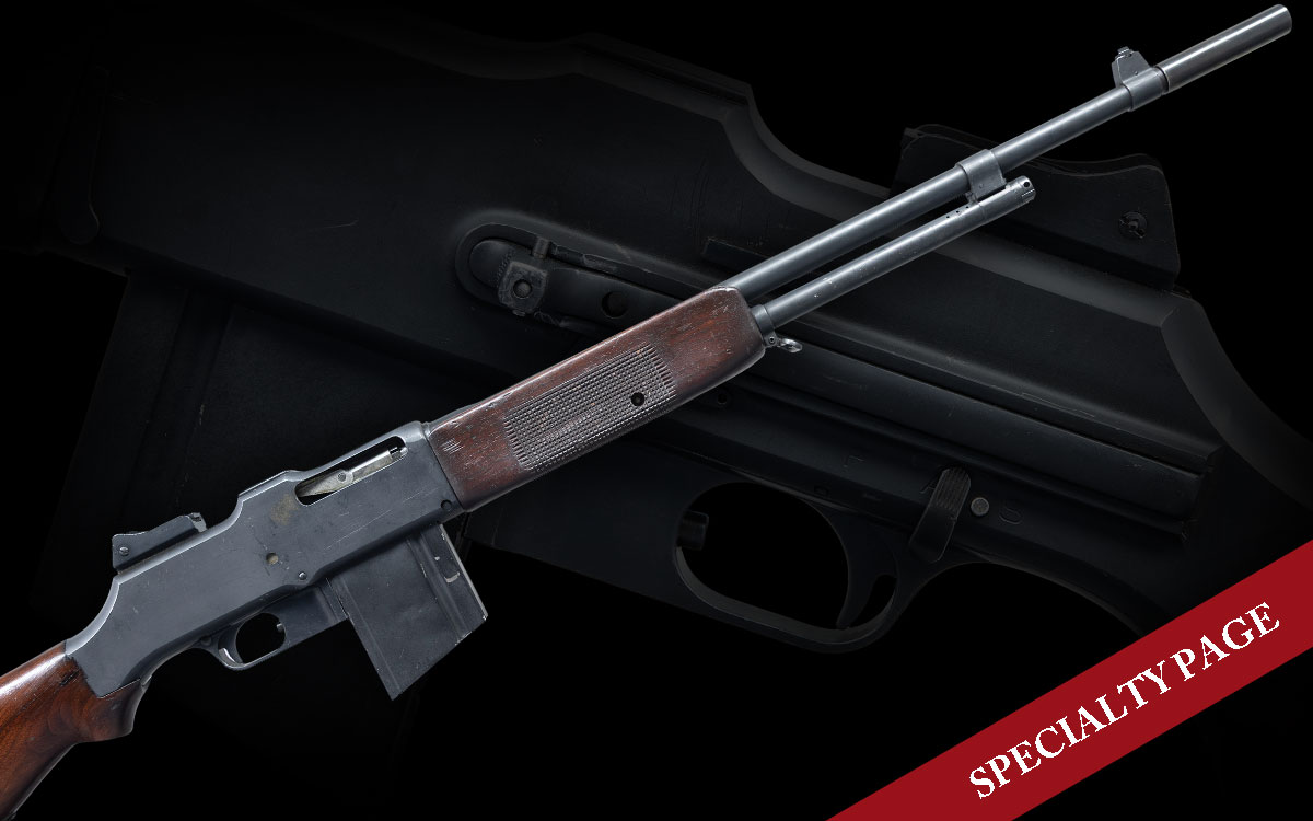 ICONIC MARLIN ROCKWELL 1918 BAR CURIO MACHINE GUN