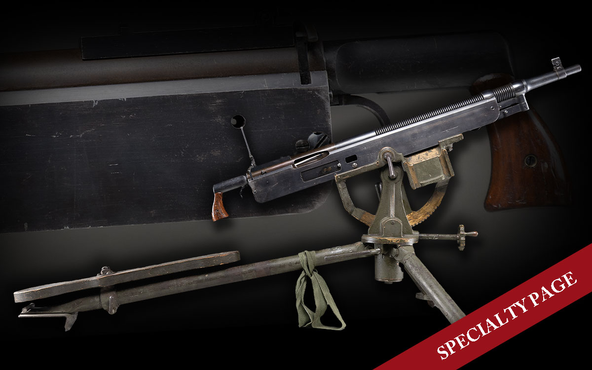 FULLY TRANSFERABLE MARLIN / ERB MODEL 1906, 30-06 “POTATO DIGGER” MACHINE GUN