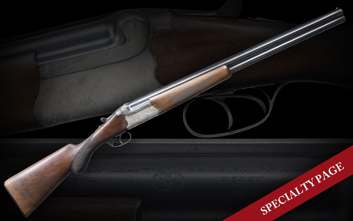 EXCEEDINGLY SCARCE J.P. SAUER & SOHN O/U BOXLOCK LUFTWAFFE TRAINING SHOTGUN WITH PROVENANCE