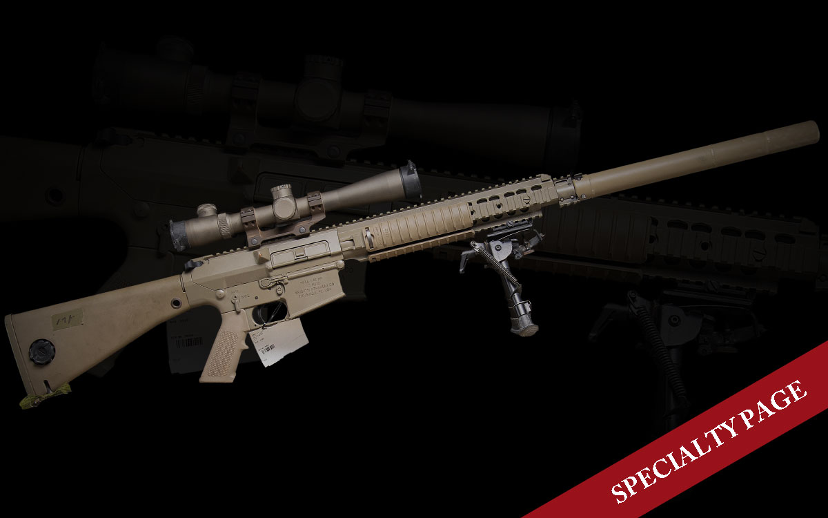 VERY RARE & DESIRABLE AIR FORCE ISSUED M110 KAC SEMI AUTO SNIPER RIFLE
