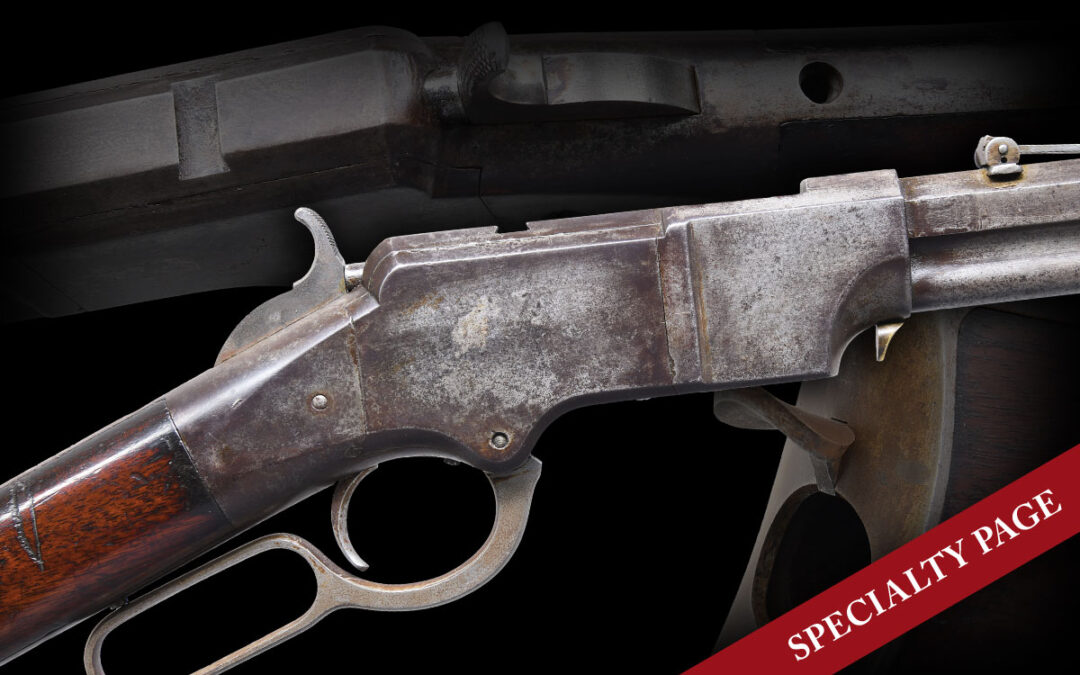 SCARCE EARLY IRON FRAME HENRY RIFLE