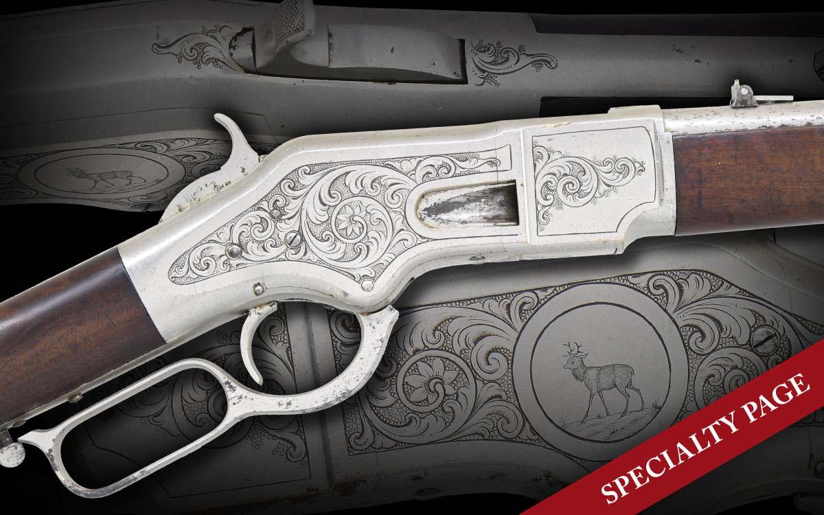 FINE ULRICH ENGRAVED WINCHESTER 1866 CARBINE