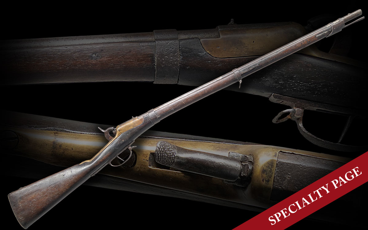 VERY RARE “TYPE II” CONFEDERATE READ & WATSON RIFLE