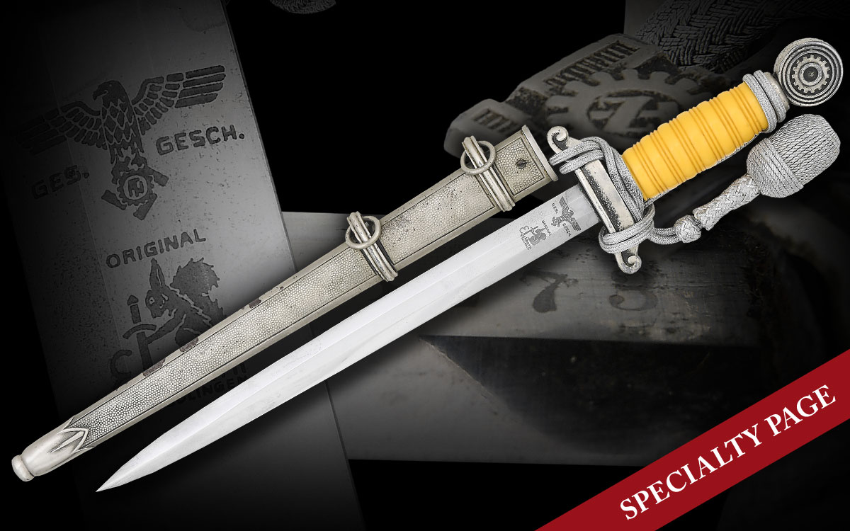 WWII GERMAN TENO LEADERS DAGGER BY EICKHORN