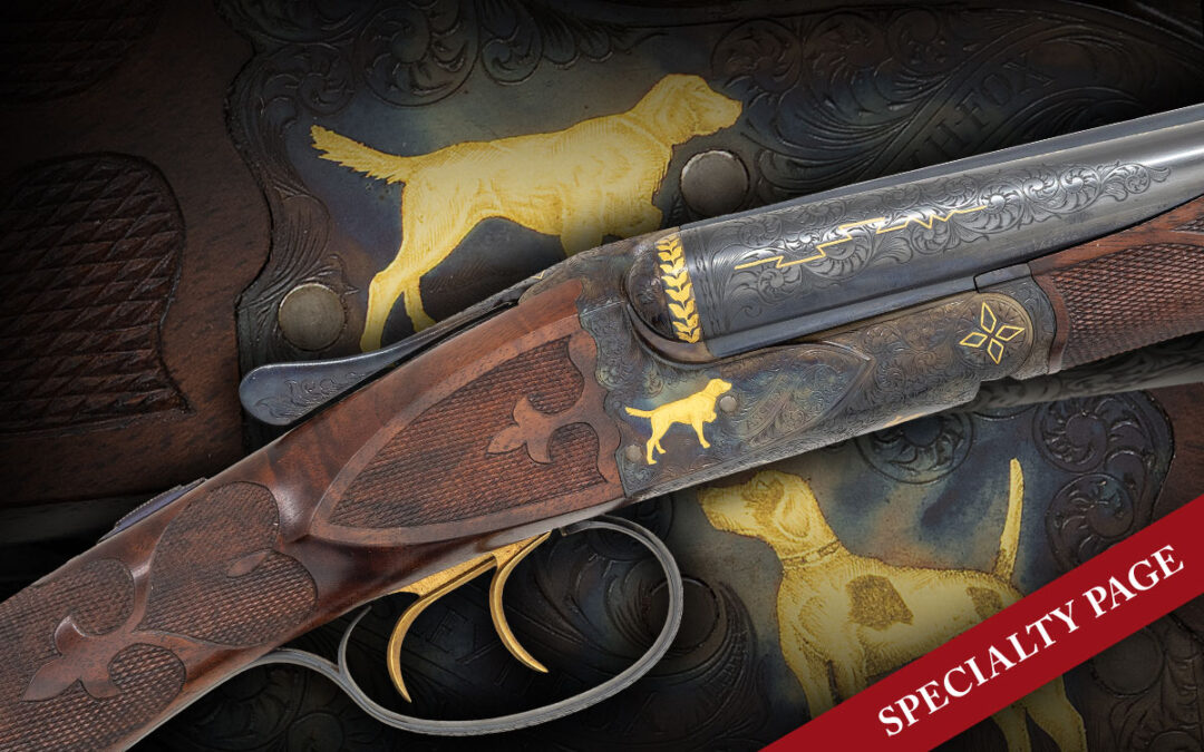 SUBLIME CSMC FOX FE GRADE .410 W/ DOUBLE TRIGGERS AND BEAVERTAIL FOREND